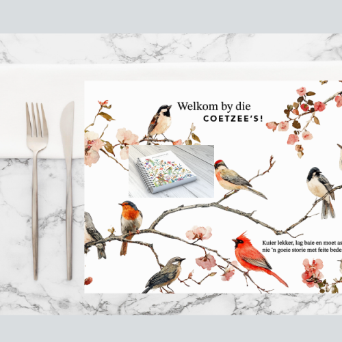 Persoonlike Papier-plekmatjies